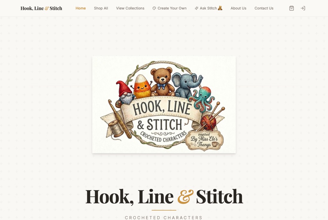 Hook, Line & Stitch storefront